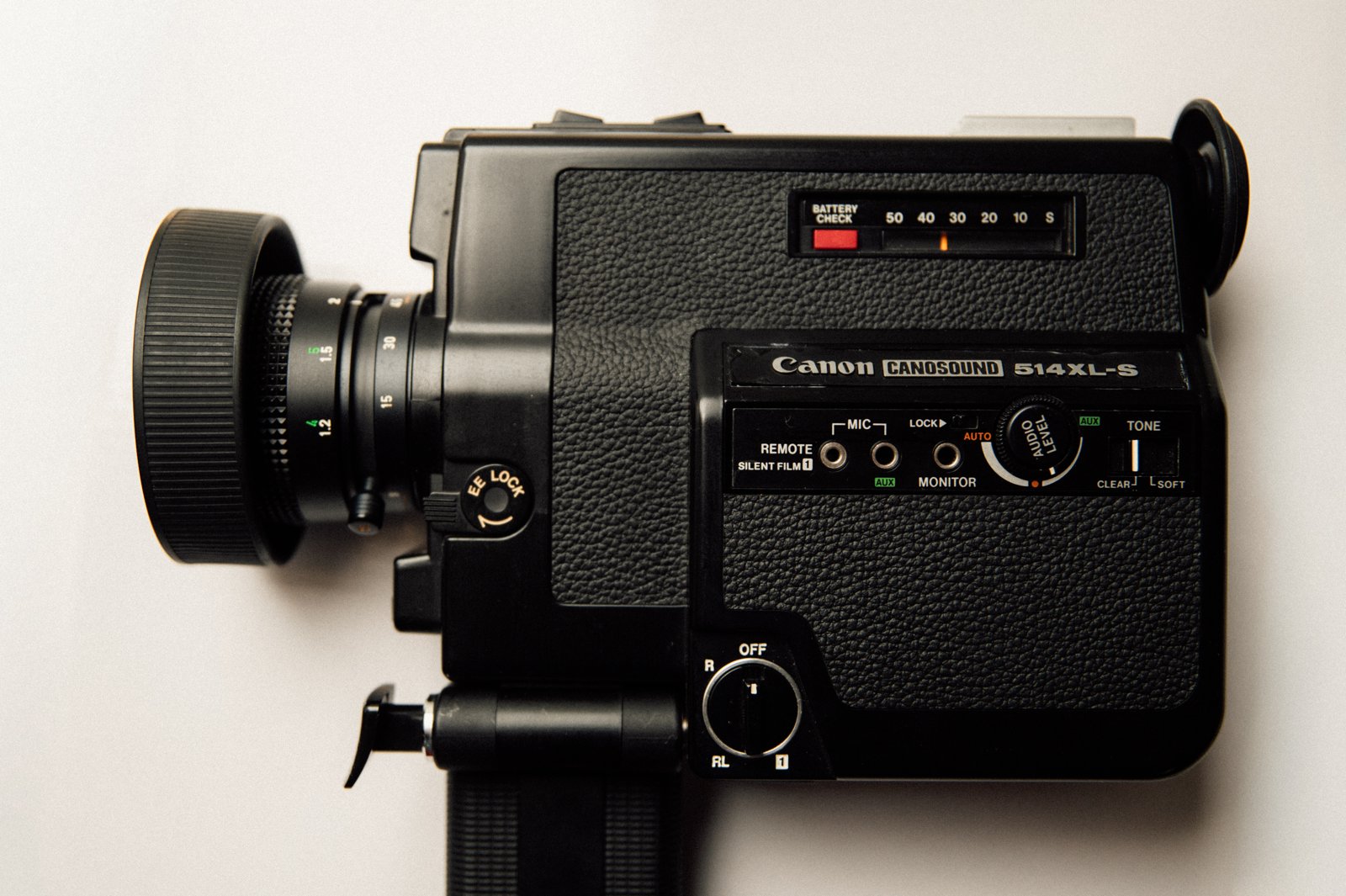 Cámara y cartucho de Super 8