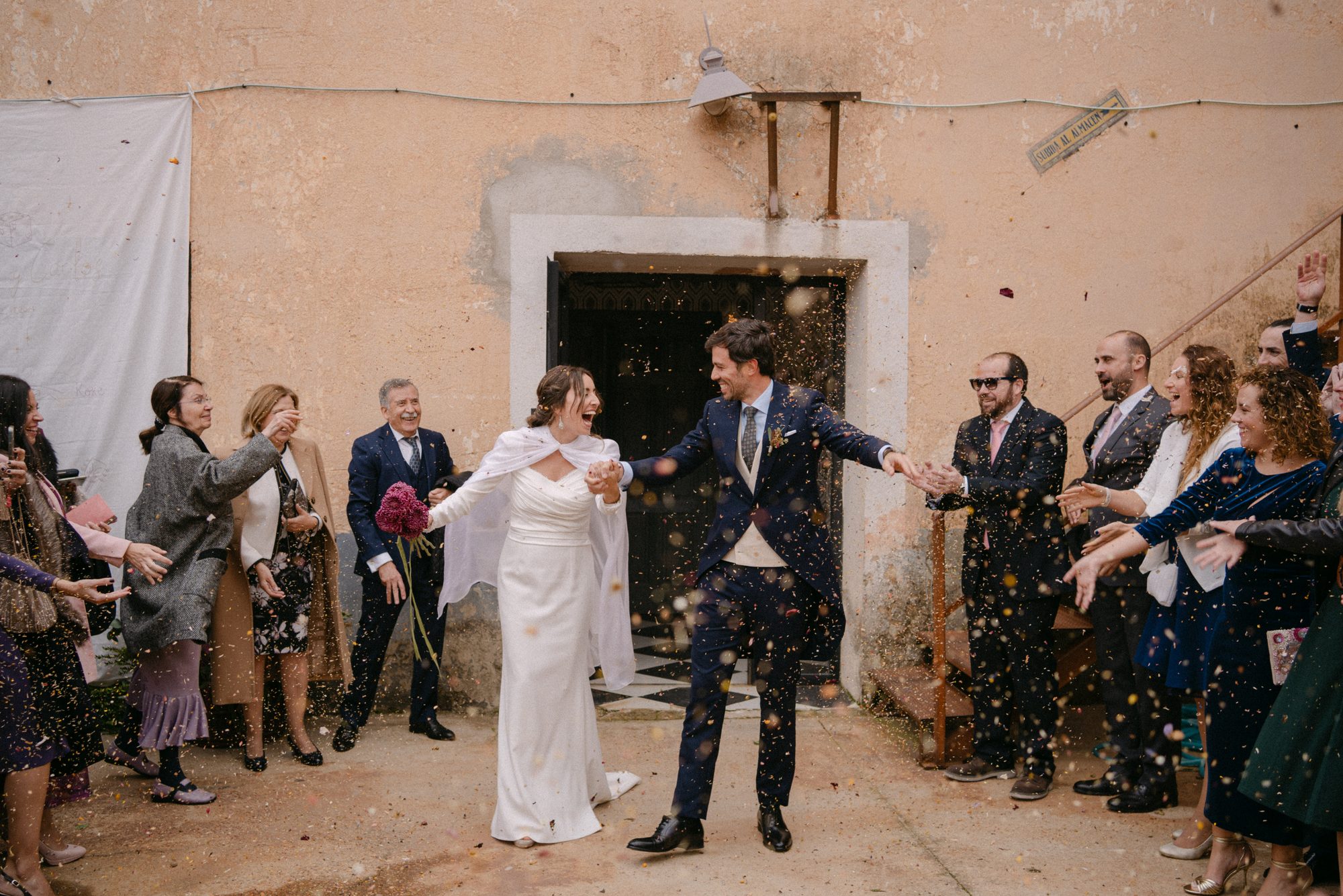 Cóctel al aire libre con vistas — boda de Silvia y Carlos en La Estación, Otero de Herreros