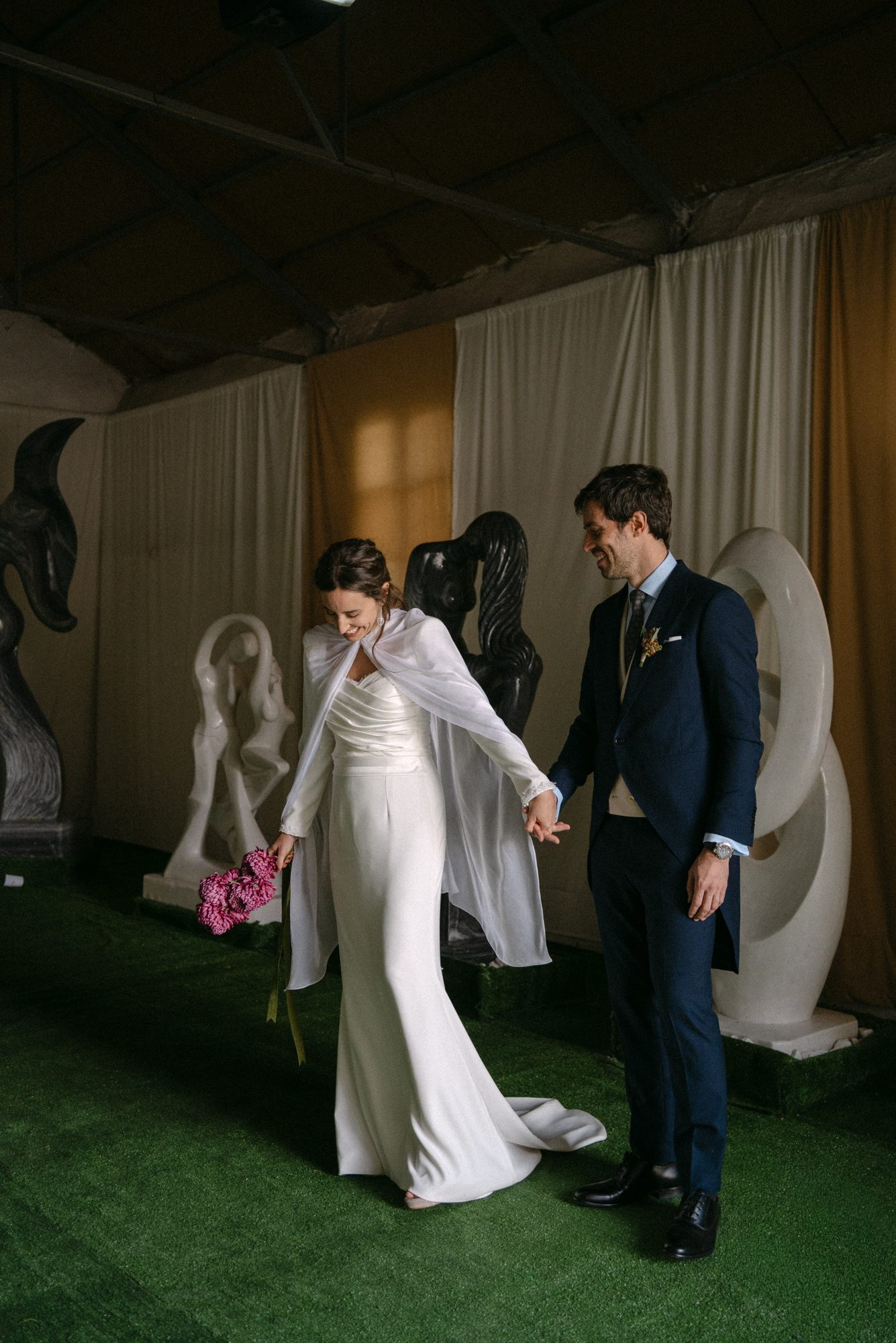Detalle de la mesa presidencial — boda de Silvia y Carlos en La Estación, Otero de Herreros